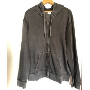 Men’s washed zip hoodie